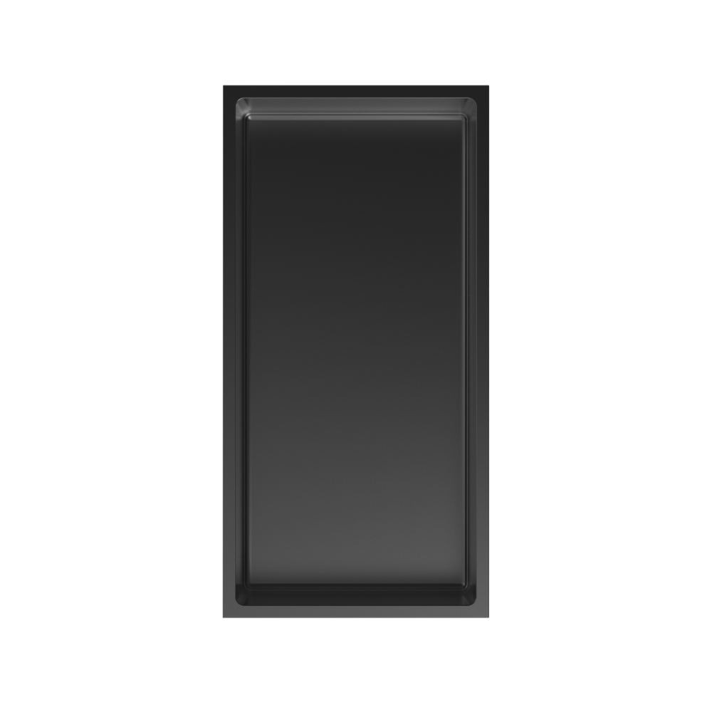 Z - Stainless Steel Metal Niche Black - 12"x 24" - N600-MB - Single